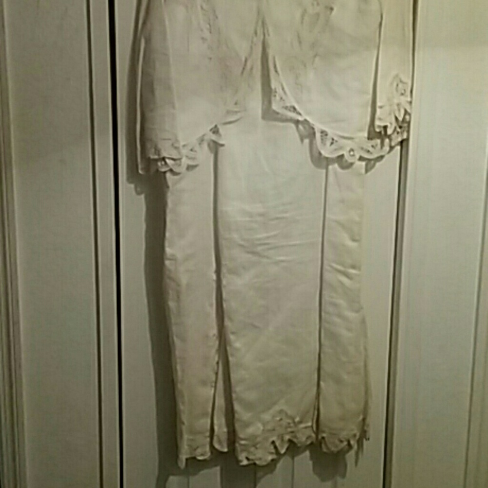 Linen white dress